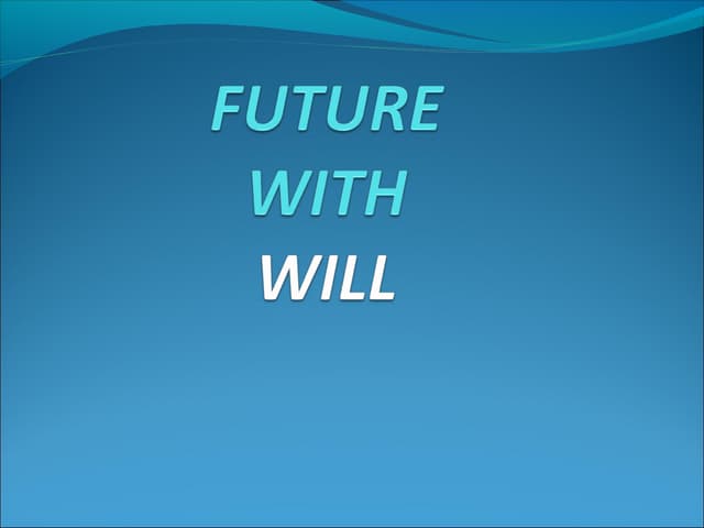 Future Tenses Simple Future Vs Future Intention