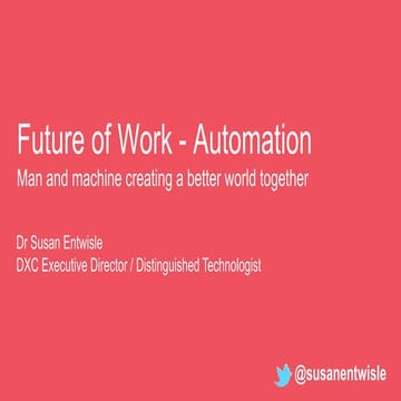 Future of Work - Automation