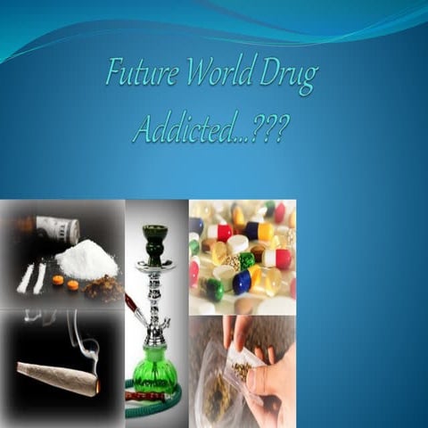 Future world drug addicted