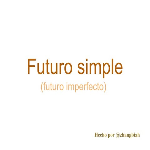 Futuro simple en_tailandés