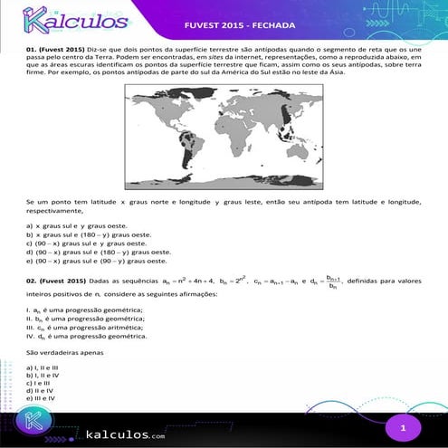 Fuvest 2015 - fechada