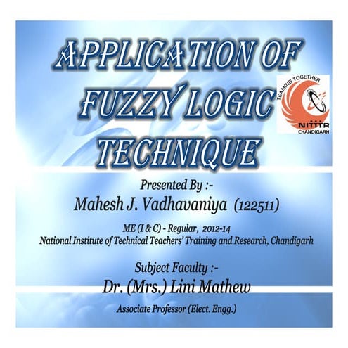 Fuzzy logic