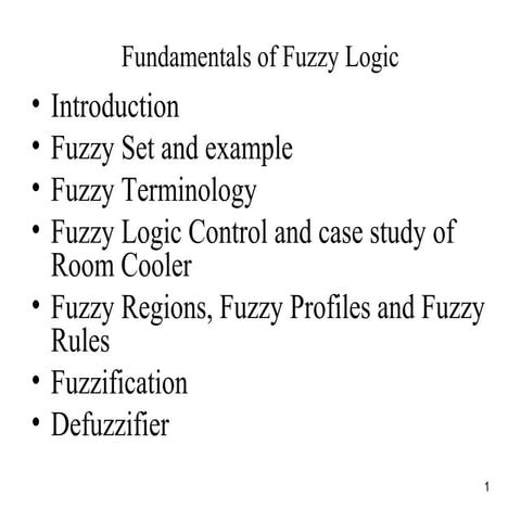 Fuzzy Logic | PPT