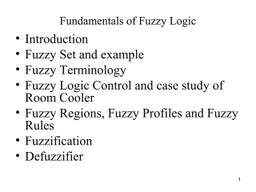 Fuzzy Logic Ppt | PPT