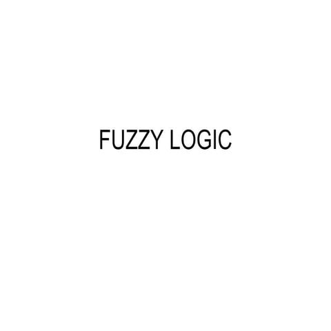Fuzzy logic (1)