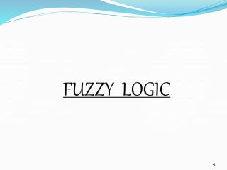 Fuzzy Logic Ppt | PPT