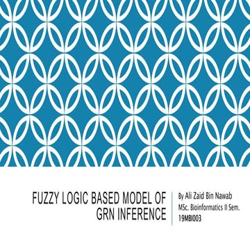 Fuzzy logic based model of GRN Inference