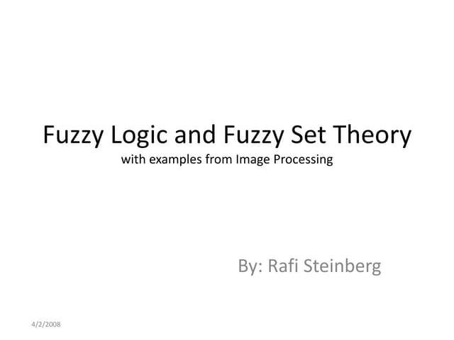 Fuzzy Logic Ppt