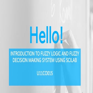 Fuzzy modelling using sciFLT