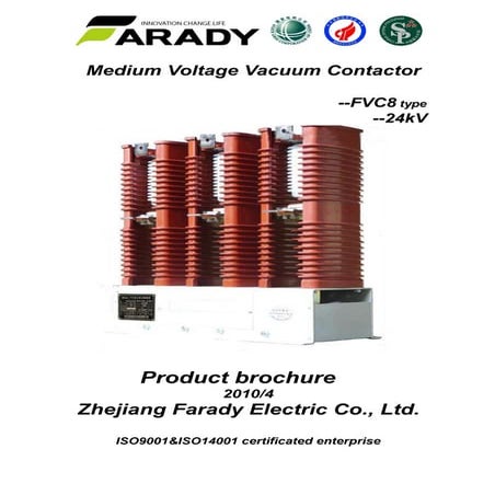 Fvc8 vacuum contactor