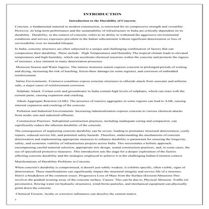 Durability  of  concreteDurability  of concrete