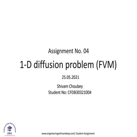 The finite volume method for diffusion problems