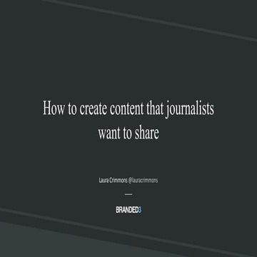 SMX Munich - How to create content that journalists want to share