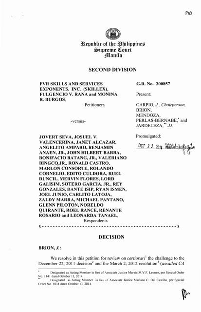 FVR Skills and Services Exponent In...