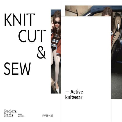 FW26-27 Knit, Cut & Sew Trend Book Peclers Paris