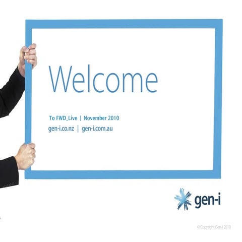 FWD_LIVE: The Gen-i Pathway to Cloud