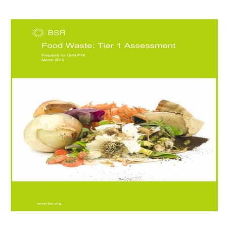 Food Waste - Assessment  USA