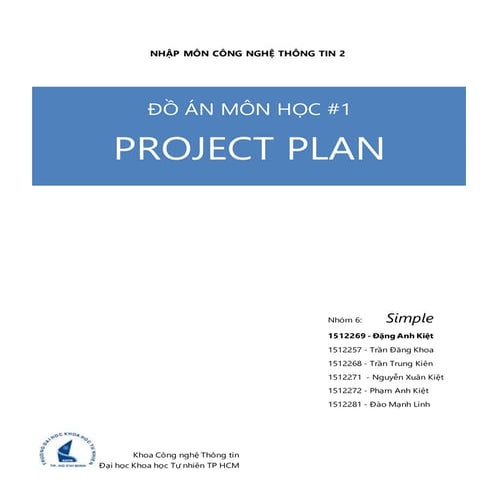 Project plan