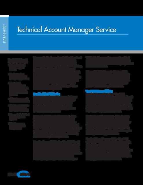 Technical Account Manager Kpi