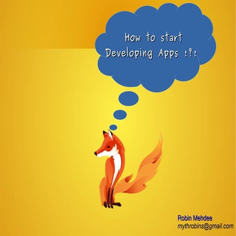 Apps development for Firefox OS & introduction to WebAPIs | PPTX
