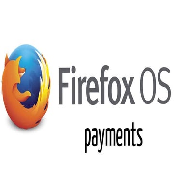 Firefox OS payments