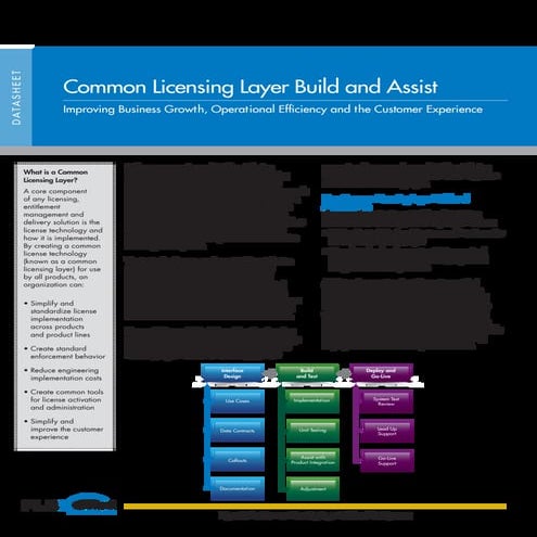 Common Licensing Layer Build and Assist