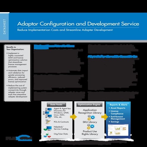 Adaptor Configuration and Development Service