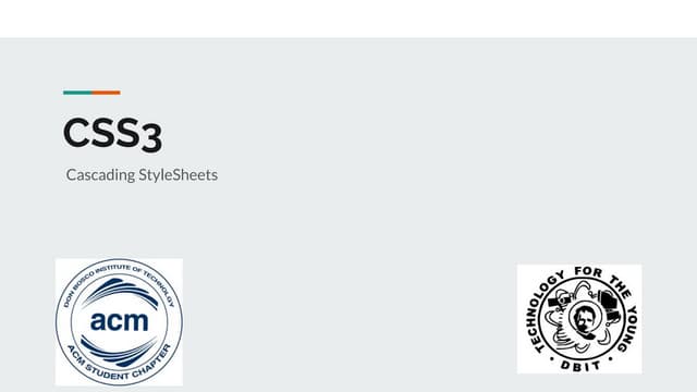 CSS - Cascading Style Sheets