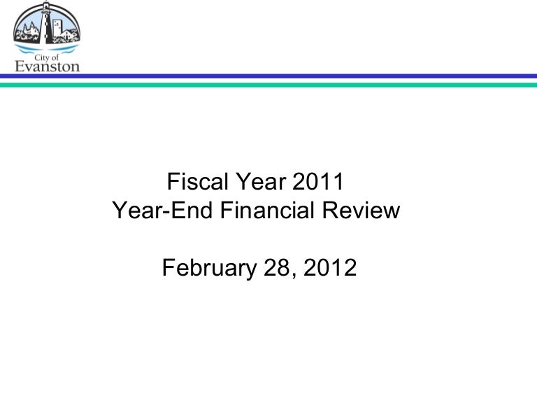 year end financial report