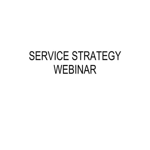 ITIL Practical Guide - Service Strategy