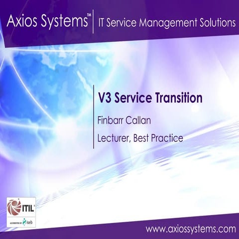 ITIL Practical Guide - Service Transition
