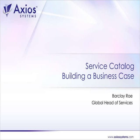 How to build the business case for Service Catalog
