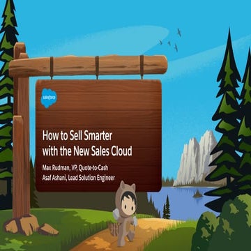 How to sell smarter with the New Sales Cloud