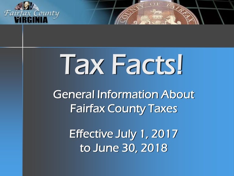 Fairfax County Car Tax >> Fy 2018 Tax Facts Fairfax County Fairfax County Car Tax >> Fy 2018 Tax Facts Fairfax County
