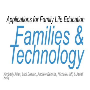 Families & Technology