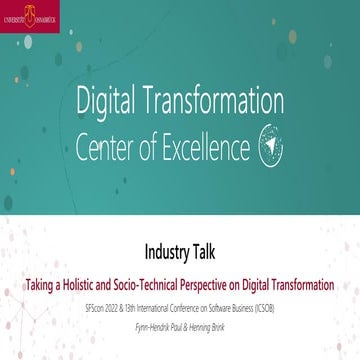 SFScon22 - Fynn-Hendrik Paul - Henning Brink - Taking a Holistic and Socio-te...