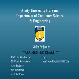 Augmented Reality Application - Fin...