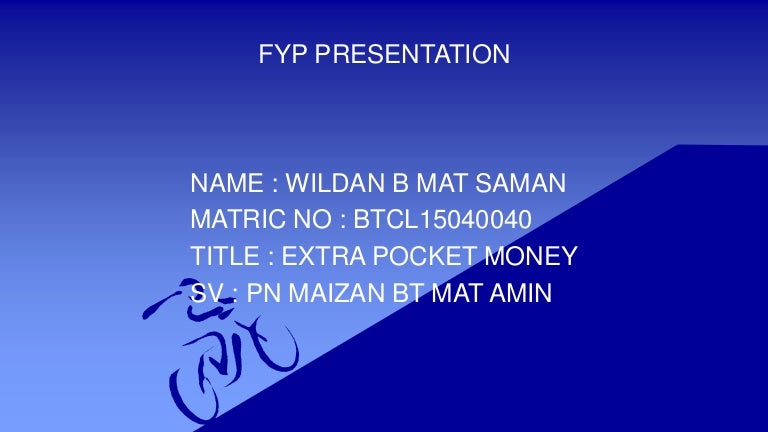 Fyp presentation