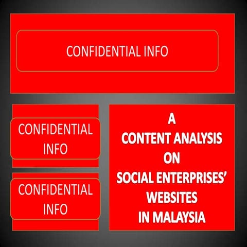 Social Enterprises in Malaysia