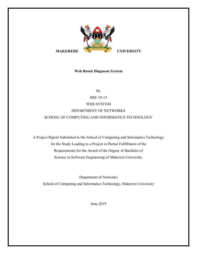 Software Engineering Final Year Project Report