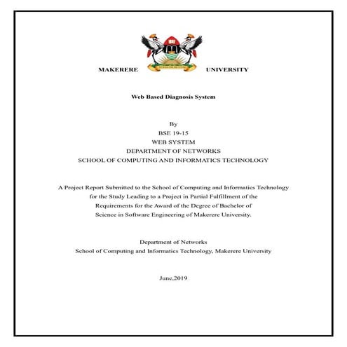 Software Engineering Final Year Project Report