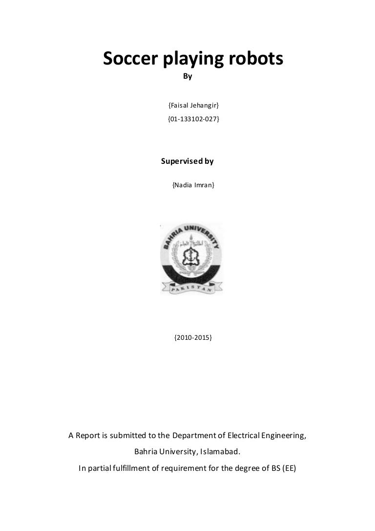 soccer robot project