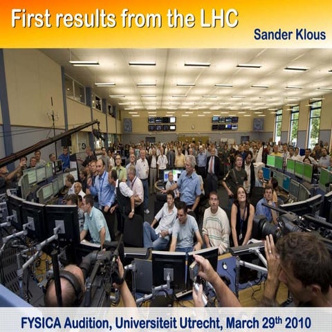 First results from the LHC