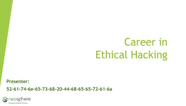 Career in Ethical Hacking 