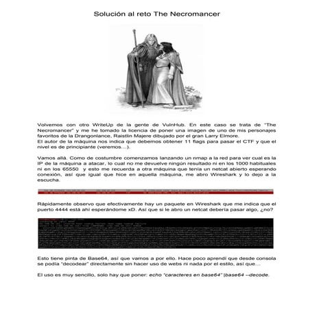 Solución al reto the necromancer