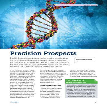 Precision Prospects - Genomics Medicine | PDF