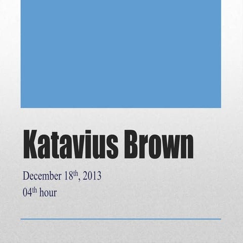 katavius Brown Wallace community College