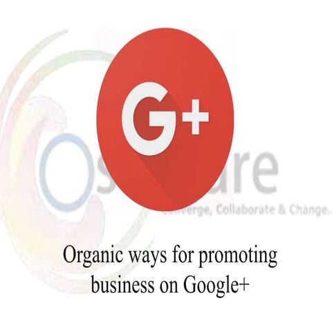 Organic ways for promoting business on Google+