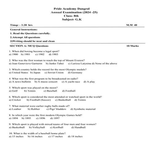 G.K 8th Class yearly.docx bbbbbbbbbbbbbbbbbbbbbbbbbbbbbbbbbbbbbbbbbbbbbbbbbbbbbbb