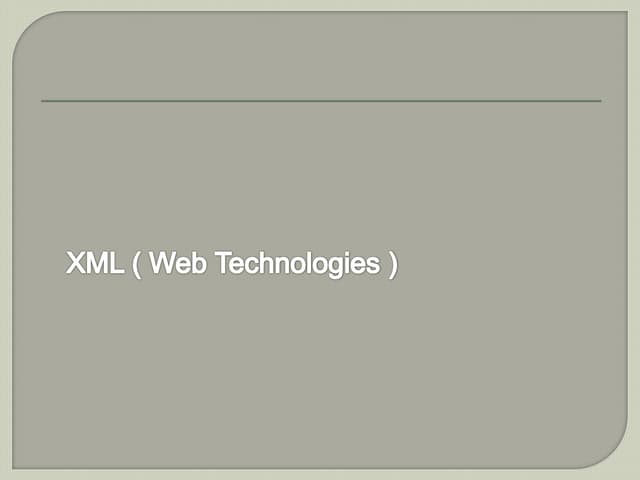 XML